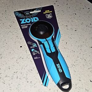 ZOID Tools 60mm Heavy Duty Rotary Cutter with Soft-Touch Handle and Dual Blade